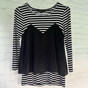 BCBGMAXAZRIA Long Sleeved Meghan Top